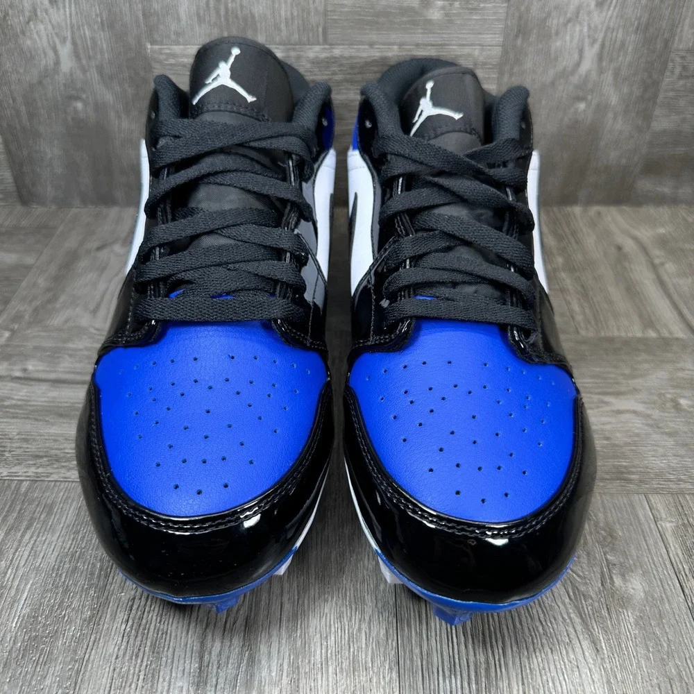 Air Jordan 1 Low TD Men size 9 Football Cleat Royal Toe FJ6245 401 NEW